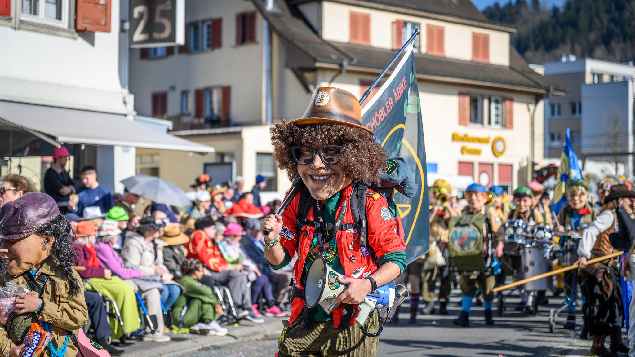 Auch die Pfadi war am Start. (Sonnechöbler Äbike)