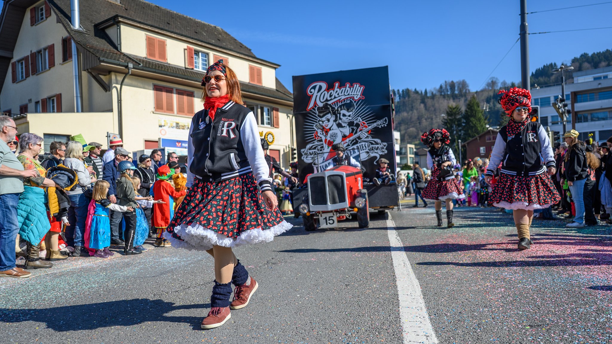 Es gab sogar eine Rockabilly-Show.